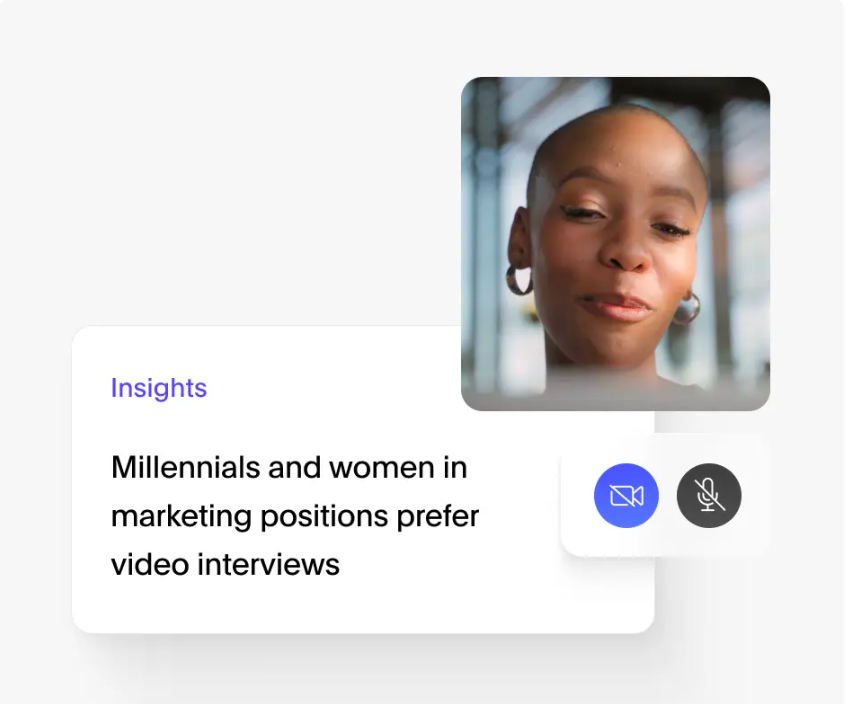 Marketing insights interface